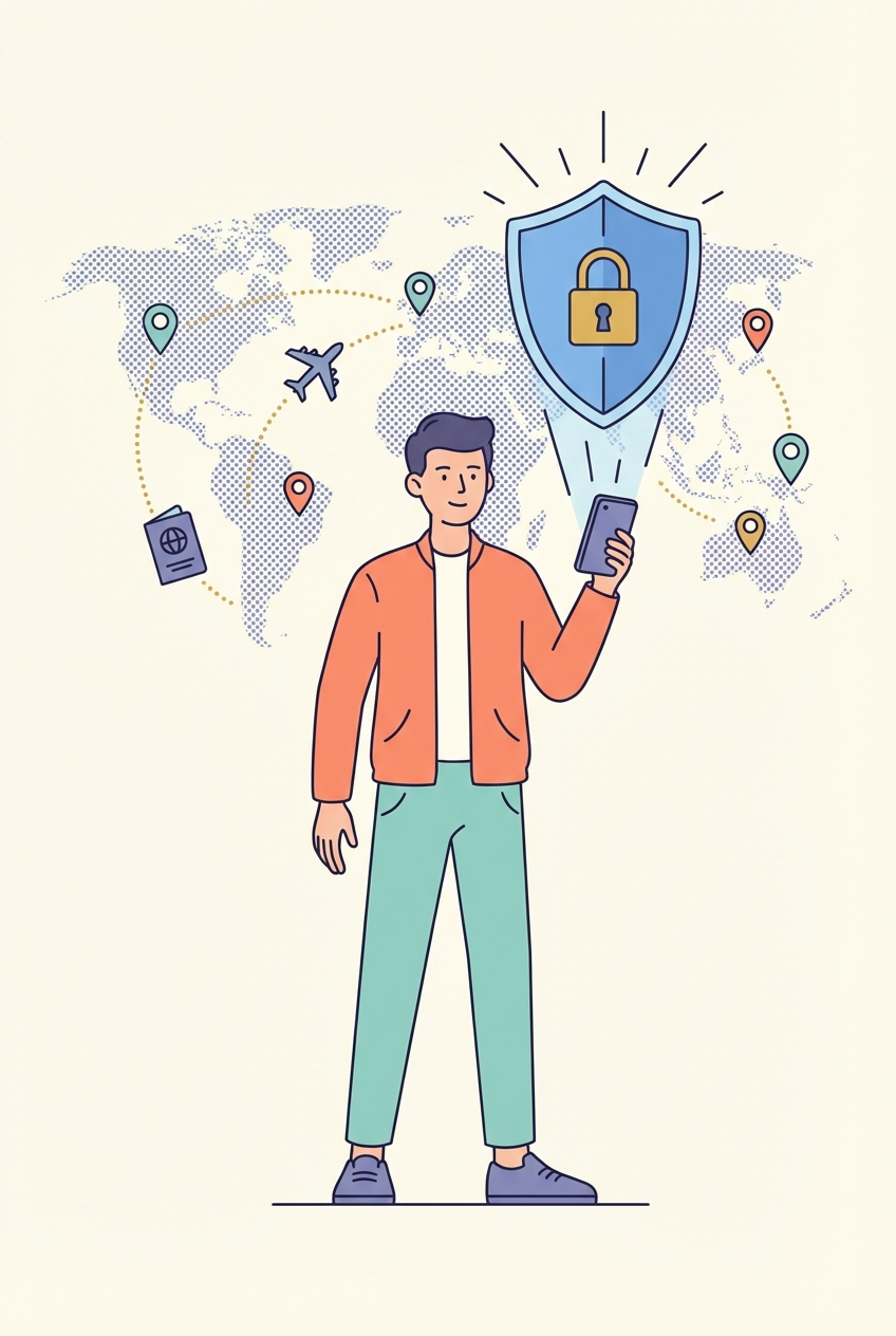 VPN protection for travellers
