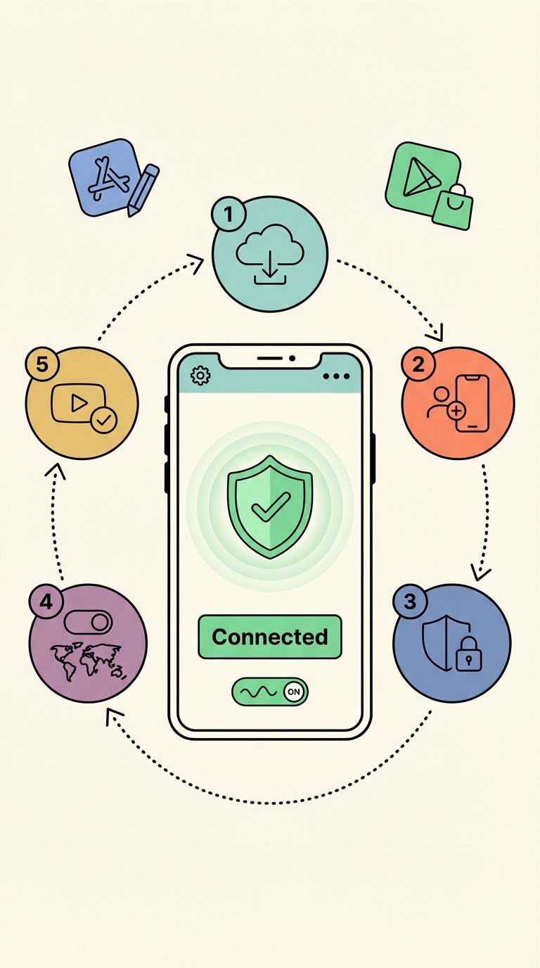 VPN setup on iPhone